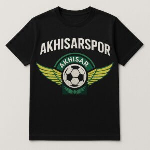 Akhisar Spor Siyah T-Shirt