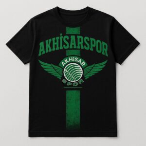 Akhisar Spor Siyah- Yeşil T-Shirt
